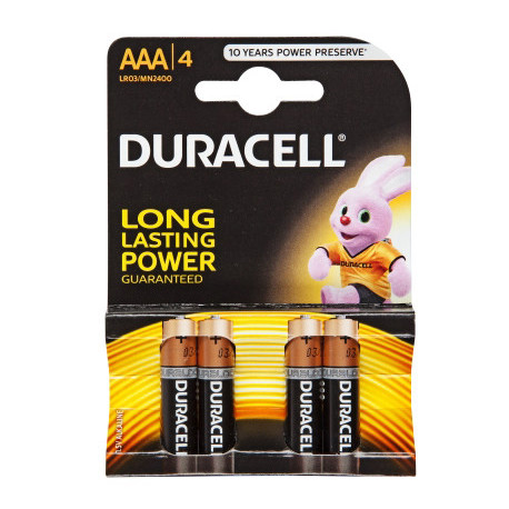 Duracell patarei LR03/AAA/MN2400 Basic 4B