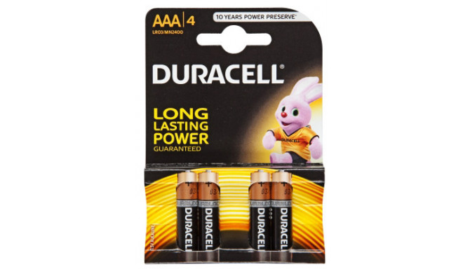 Duracell baterija LR03/AAA/MN2400 Basic 4B