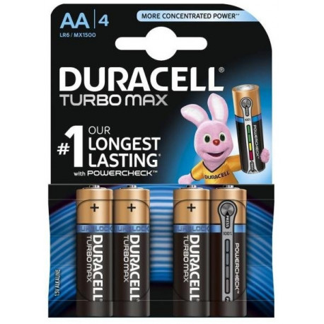 Duracell battery LR6/AA/MX1500 Turbo 4B