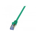 LOGILINK CQ3055S LOGILINK - Patch Cable Cat.6A 10G S/FTP PIMF PrimeLine green 2m