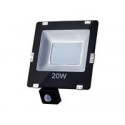 ART L4101555 ART External lamp LED 20W,SMD,IP65, AC80-265V,black, 4000K-W, sensor