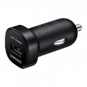 Autolaadija USB-C otsikuga (adapter 2A/18W + USB-kaabel 1.5m), kiirlaadimine, must, Samsung