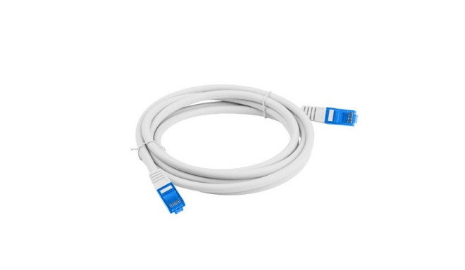 Patchcord kat.6a S/FTP CCA 10.0m szary