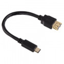 USB-kaabel USB-C USB-A 0.15m Hama USB-C Adapter Cable - USB3.1 Gen1 A-pesa 5Gbit/s, kullatud kontakt