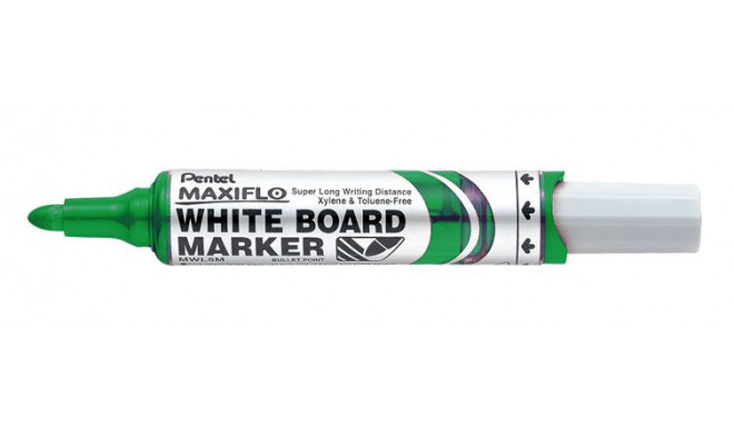 Tahvlimarker MAXIFLO MWL5M roheline, ümara otsaga 2mm, Pentel