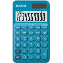 Taskukalkulaator Casio SL-310UC Blue/sinine - 10 kohaline, tava- ja päikesepatarei, 50gr, 8x70x118mm