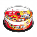 1x25 AgfaPhoto CD-R 80 / 700MB 52x Speed Cakebox