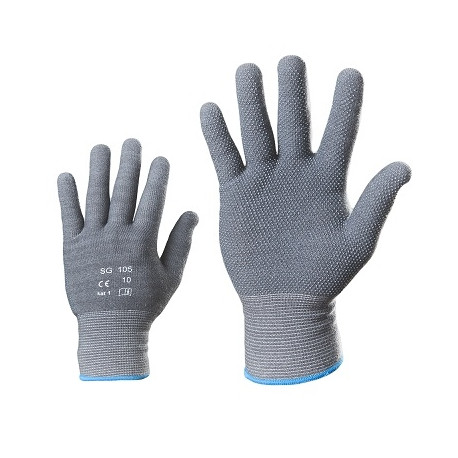 Kootud puuvill/spandex sõrmkindad 7