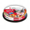 1x10 AgfaPhoto DVD-R 4,7GB 16x Speed, Cakebox