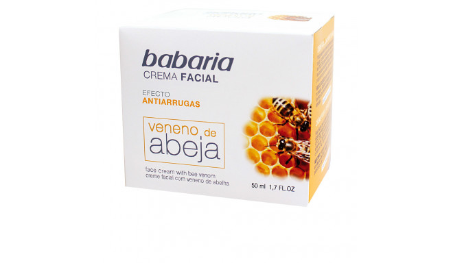 BABARIA VENENO DE ABEJA crema facial antiarrugas 50 ml