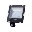 ART L4101585 ART External lamp LED 30W,SMD,IP65, AC80-265V,black, 4000K-W, sensor