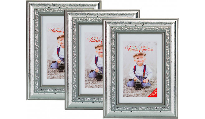 Photo frame Seoul 10x15, silver 3pcs (1303331)