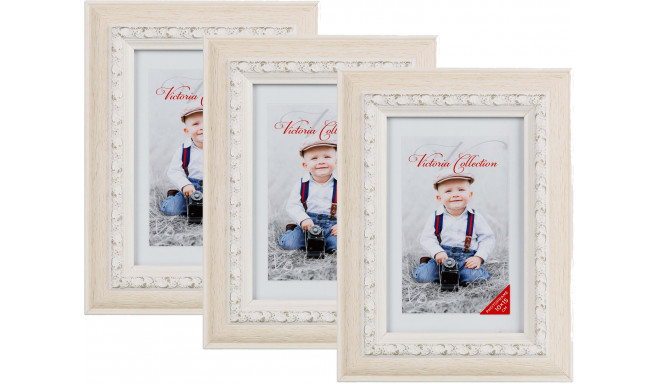 Photo frame Seoul 10x15, white 3pcs (1303540)