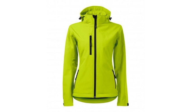 Adler naiste softshell kapuutsiga 521 laim M