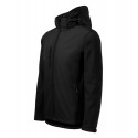 Adler meeste softshell kapuutsiga 522 must M