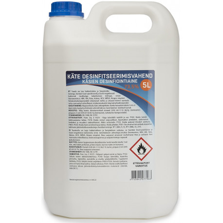 Desinfitseerimisgeel kätele 5L