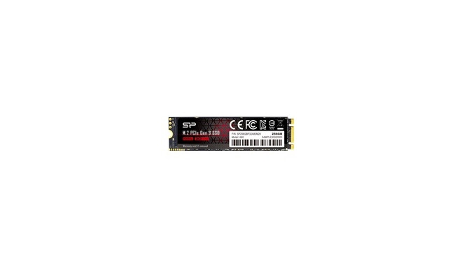 Silicon Power SSD P32A80 256GB M2 PCIe Gen3 NVMe 1600/1000MB/s (SP256GBP32A80M28)