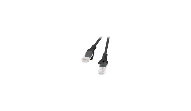 Lanberg Patchkaabel RJ45 cat. 5e UTP 0.25m must, 10-pakk