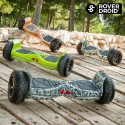 Electric Hoverboard Bluetooth Scooter with Rover Droid Stor 190 Speaker (Pistachio Green)