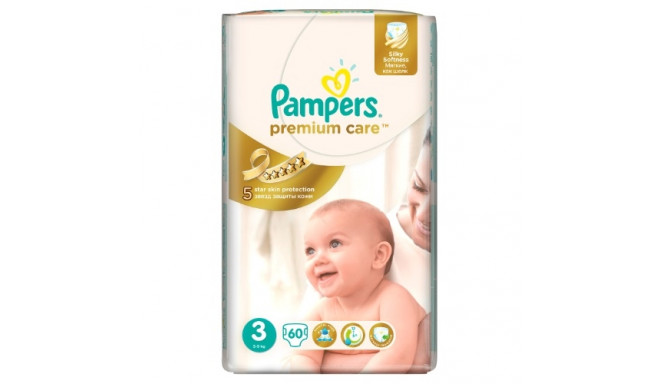 Teipmähkmed PAMPERS Premium Care VP S3, 60tk