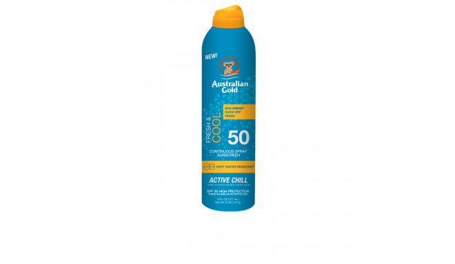 AUSTRALIAN GOLD FRESH & COOL continuous spray sunscreen SPF50 177 ml