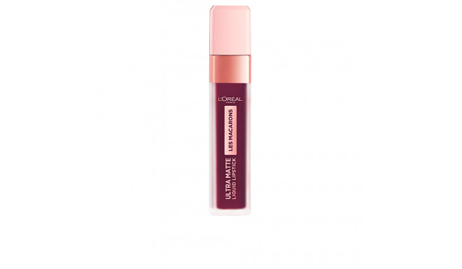 L'ORÉAL PARIS LES MACARONS ultra matte liquid lipstick #830-blackcurrant c