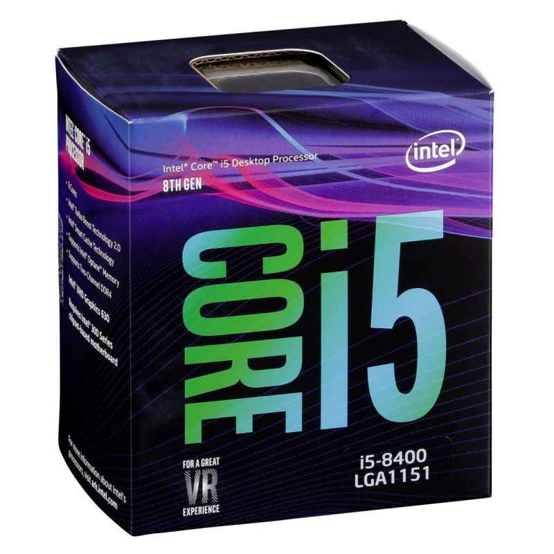 Intel Core i5 8400 PC1151 9MB Cache 2,8GHz - CPUs - Photopoint