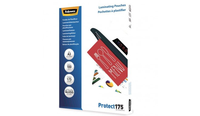 LAMINATOR POUCH GLOSSY/A3 175 100PCS 5308803 FELLOWES