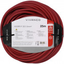 Vivanco extension cable H05RR-F 25m, red (61149)