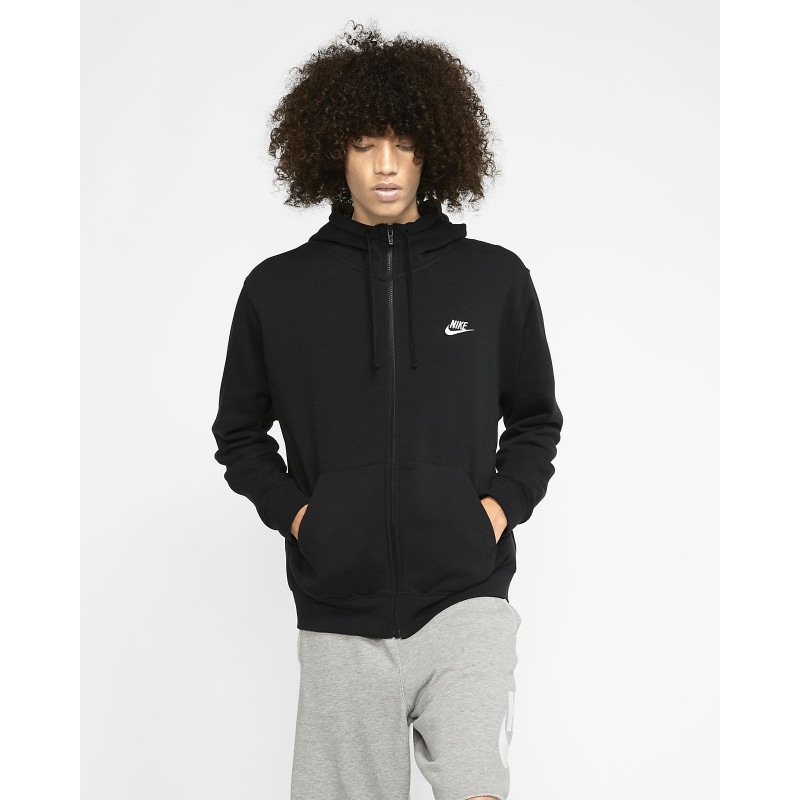 nike m nsw club hoodie fz bb