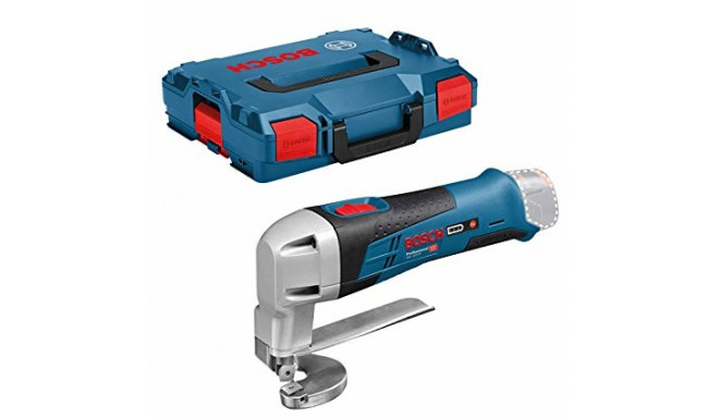 Bosch Cordless Metal Shear GSC 12V-13 Solo Professional, 12V (blue / black, L-BOXX, without battery 