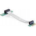 DeLOCK Riser card PCI Express x1> x1 with flexible cable 13 cm directed left riser card