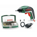 Bosch IXO cordless screwdriver V Basic, 3,6Volt (green / black, 1.5 Ah Li-Ion battery, 32-pc. Screwd