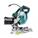 Makita cordless miter saw DLS600Z, 18 Volt, Kapp and miter (blue / silver, without battery and charg