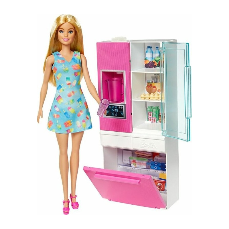 barbie fridge set