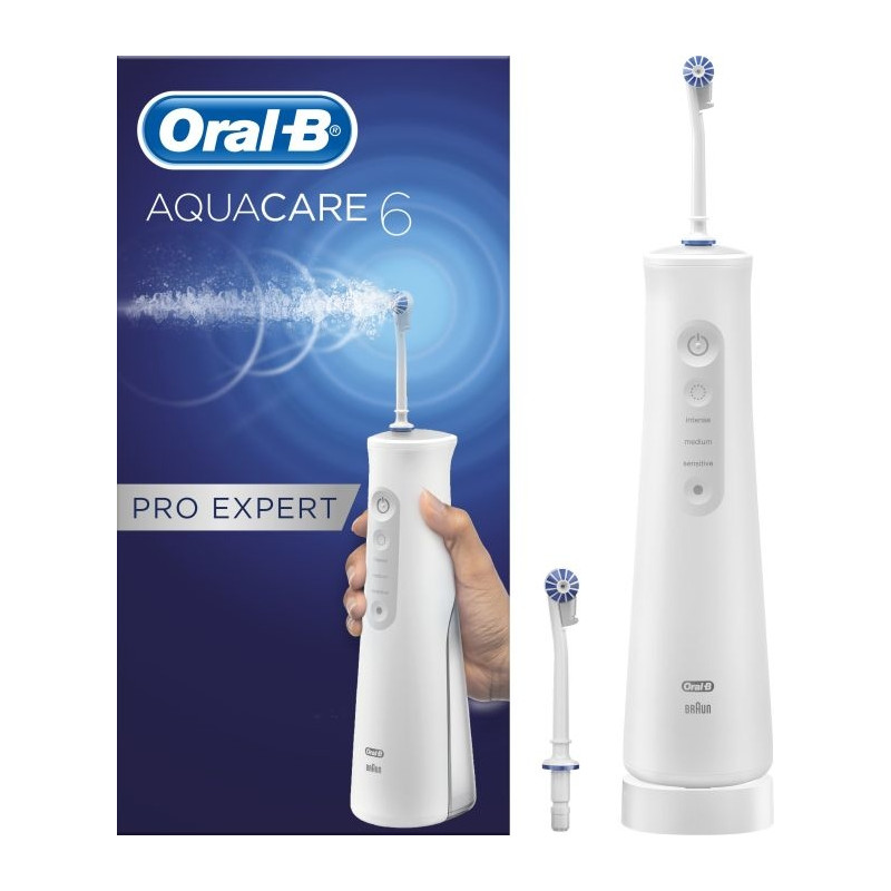 Braun Oral-B Electric Toothbrush Aquacare 6 Pro-Expert, White ...