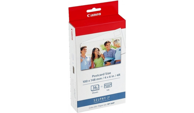 Canon photo paper + ink cartridge KP-36IP 10x15cm 36 sheets