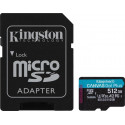 Kingston Canvas Go! Plus 512 GB microSDXC, memory card (black, UHS-I (U3), A2, Class 10, V30)