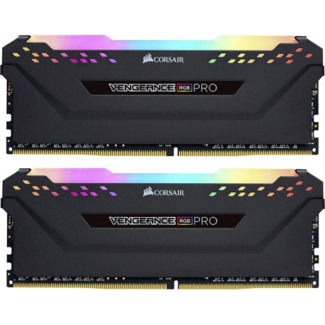 Corsair DDR4 - 64 GB -3600 - CL - 18 - Dual Kit, Vengeance RGB PRO (black, CMW64GX4M2D3600C18)