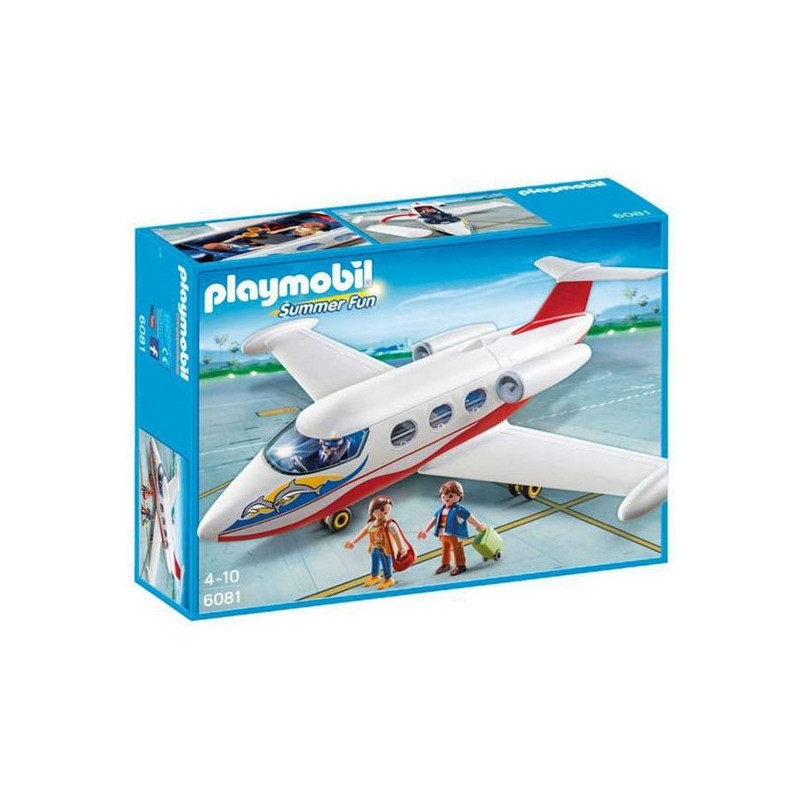 Playset Summer Fun Vacation Plane Playmobil 6081 White Bricks and blocks Photopoint.lv