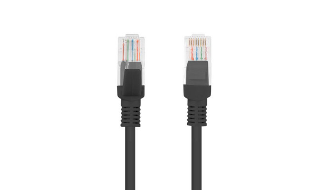 PATCHCORD CAT.5E UTP 30M BLACK FLUKE PASSED LANBERG