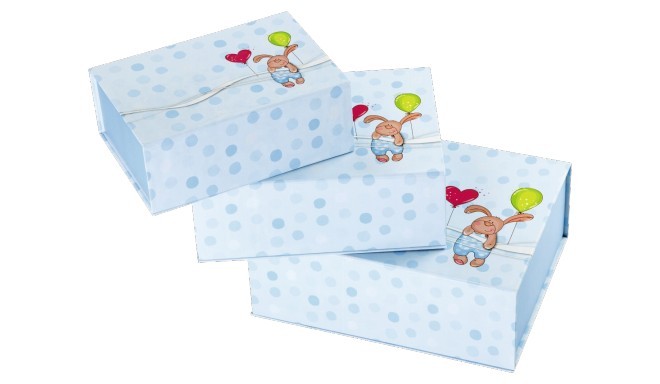 Hama Little Rabbit Gift Box Set 3 pcs.  blue Baby 2261