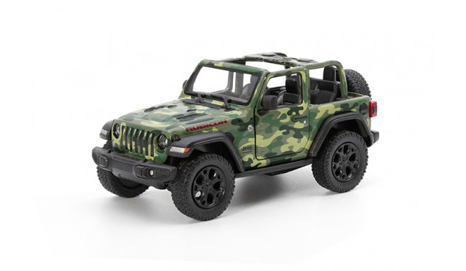 KINSMART Металлическая моделька 2018 Jeep Wrangler Camo, маштаб 1:38