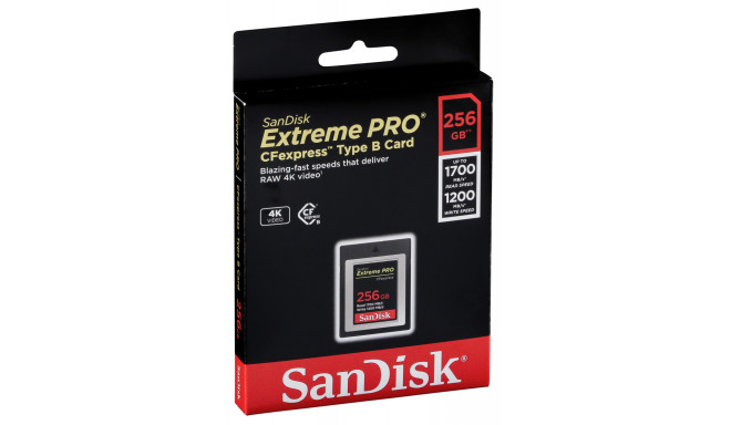 SanDisk CF Express Type 2  256GB Extreme Pro     SDCFE-256G-GN4NN