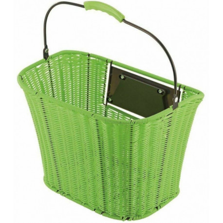 Prophete woven bicycle basket City, green