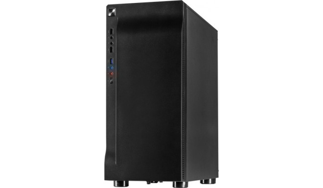 Inter-Tech A-3411 Creek, tower case (black, Tempered Glass)