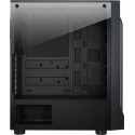 Inter-Tech A-3411 Creek, tower case (black, Tempered Glass)