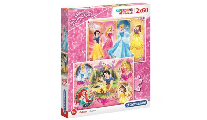 Clementoni puzzle Princess 2x60pcs