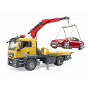 BRUDER MAN TGS tow truck with roadst. - 03750