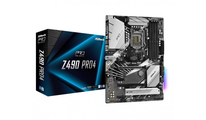 ASRock emaplaat Intel Z490 Express LGA1200 ATX